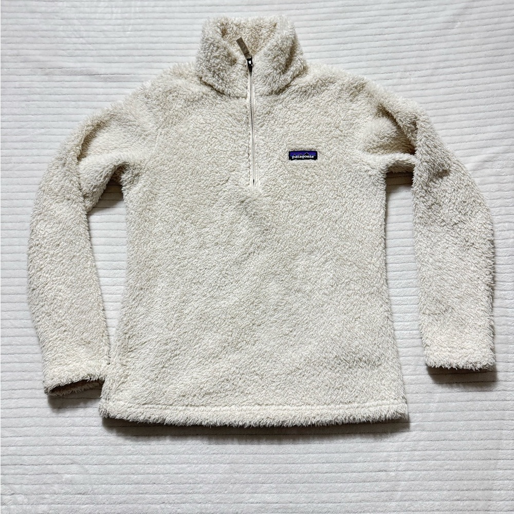 Patagonia Women's Cream Fleece Turtleneck Sweater - Picture 1 of 8
